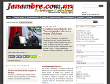 Tablet Screenshot of janambre.com.mx